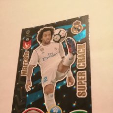 Trading Cards: TRADING CARD ADRENALYN 2017-18 REAL MADRID MARCELO SUPER CRACK. Lote 325967303