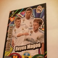 Trading Cards: TRADING CARD ADRENALYN 2017-18 REAL MADRID SUPER HÉROES. Lote 325968503