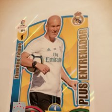 Trading Cards: TRADING CARD ADRENALYN 2017-18 REAL MADRID ZIDANE PLUS ENTRENADOR. Lote 325969233