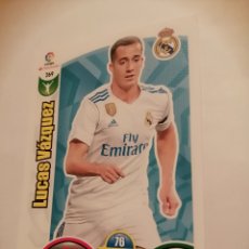 Trading Cards: TRADING CARD ADRENALYN 2017-18 REAL MADRID LUCAS VÁZQUEZ. Lote 325969318