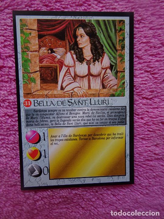 Trading Cards: hist&ograve;ria m&agrave;gica de catalunya 31 bella de sant lluri avui 1996