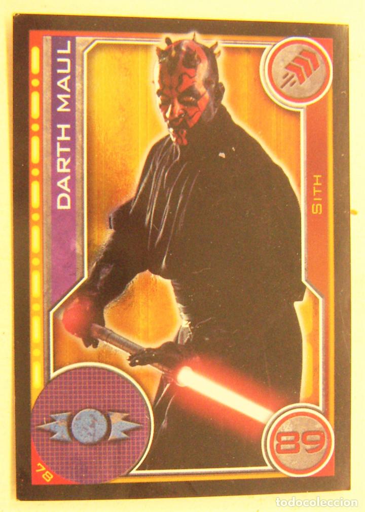 Trading cards: Star Wars N&ordm; 78 DARTH MAUL - Foto 1