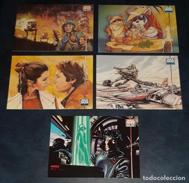 Trading Cards: 8 trading cards de la colecci&oacute;n STAR WARS GALAXY SERIES III de Topps a&ntilde;o 1995
