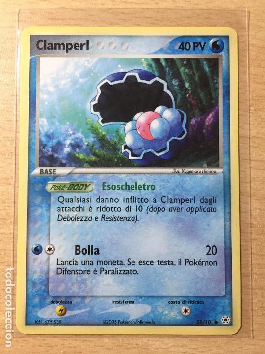 Trading cards: 2005 - CLAMPERL - POKEMON - Foto 1