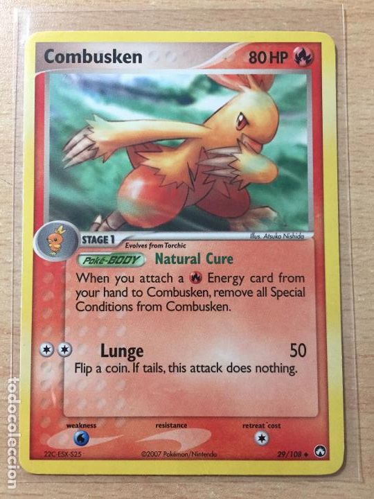 Trading cards: 2007 - COMBUSKEN - POKEMON - Foto 1