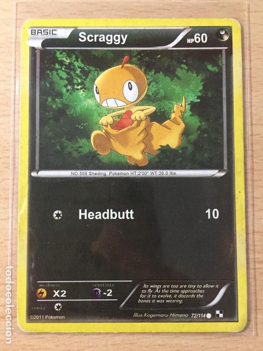 Trading cards: 2011 - SCRAGGY - POKEMON - Foto 1