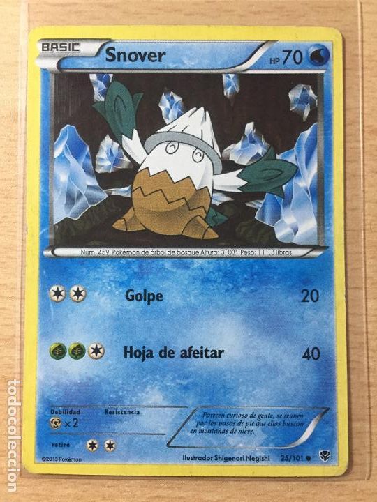 Trading cards: 2013 - SNOVER - POKEMON - Foto 1