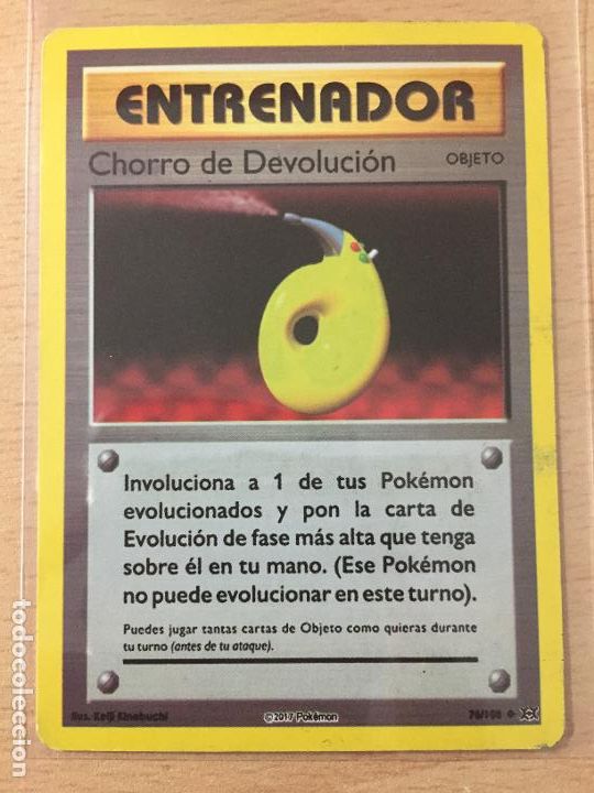 Trading cards: 2017 - CHORRO DE DEVOLUCION - POKEMON - Foto 1