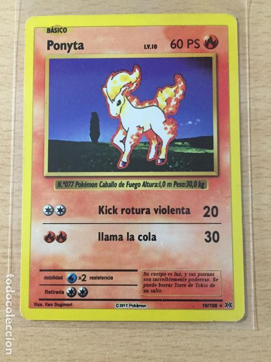 Trading cards: 2017 - PONYTA - POKEMON - Foto 1