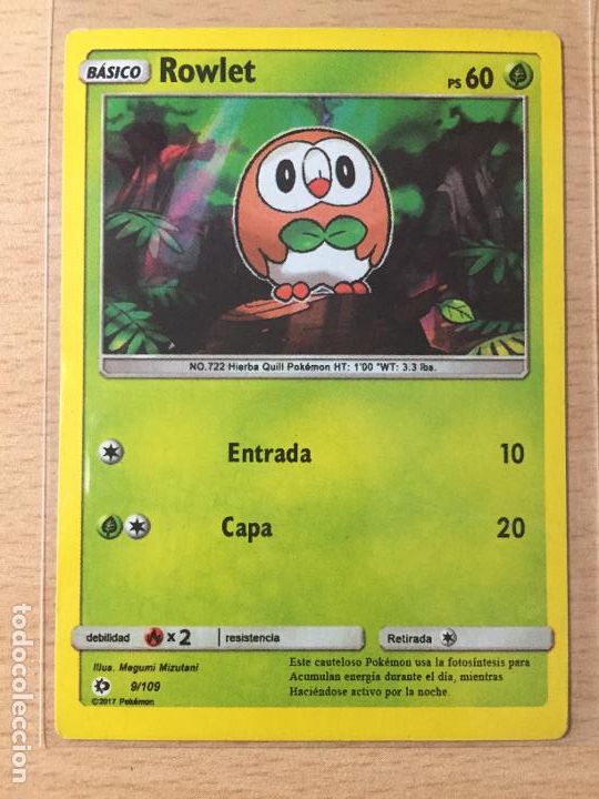 Trading cards: 2017 - ROWLET - POKEMON - Foto 1