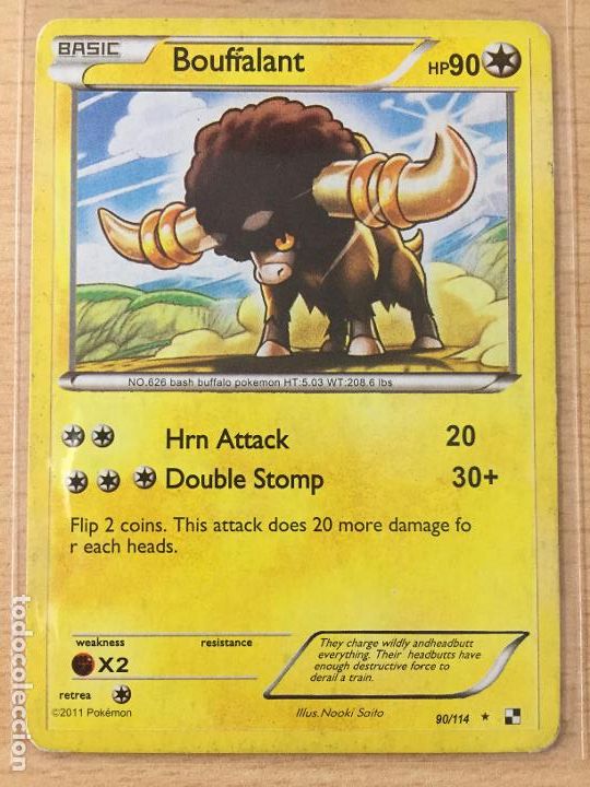 Trading cards: 2011 - BOUFFALANT - POKEMON - Foto 1