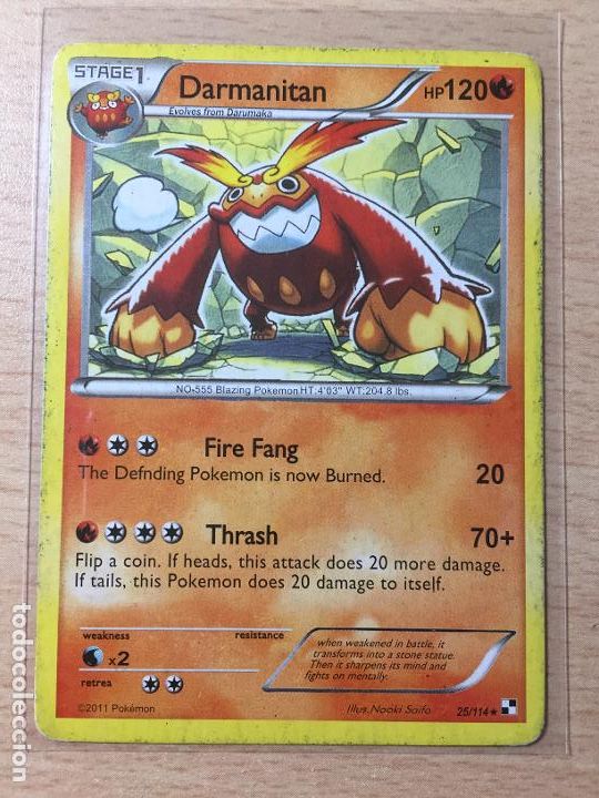 Trading cards: 2011 - DARMANITAN - POKEMON - Foto 1
