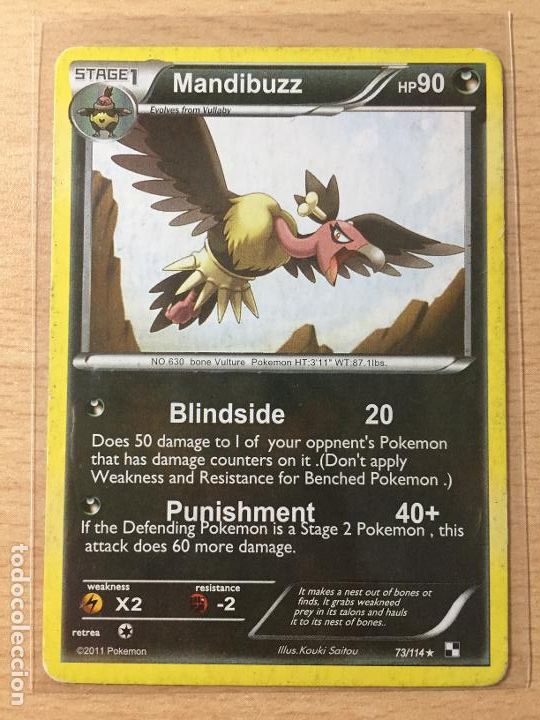 Trading cards: 2011 - MANDIBUZZ - POKEMON - Foto 1