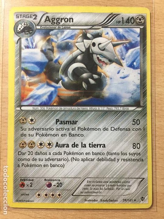 Trading cards: 2013 - AGGRON - POKEMON - Foto 1