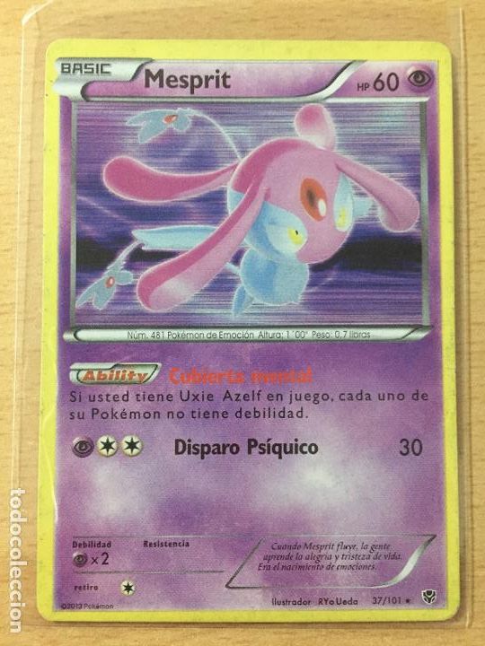 Trading cards: 2013 - MESPRIT - POKEMON - Foto 1