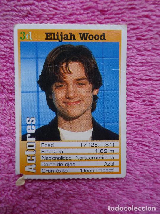 Trading Cards: elijah wood carta 3d cartas bravo revista bravo actores