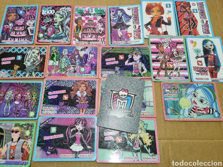 Trading cards: LOTE DE 19 CARTAS MONSTER HIGH - Foto 2