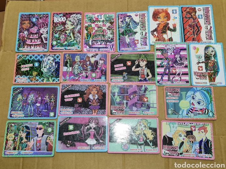 Trading cards: LOTE DE 19 CARTAS MONSTER HIGH - Foto 1