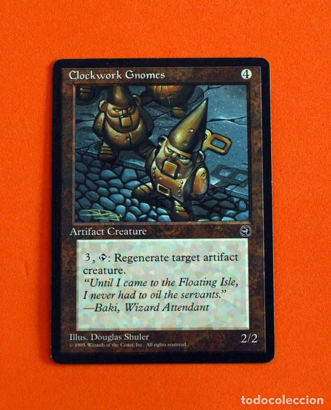 Trading cards: Magic The Gathering Deckmaster - Clockwork Gnomes - Artifact Creature - Illus Douglas Shuler 1995 - Foto 1