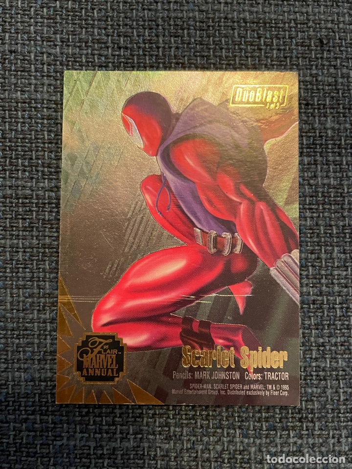 flair marvel annual spider-man 1995 - Buy Antique trading cards on  todocoleccion