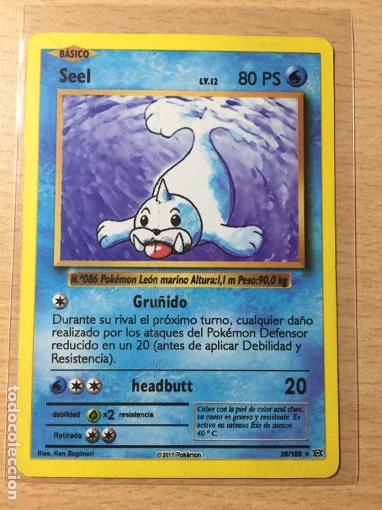 Trading cards: 2017 - SEEL - POKEMON - Foto 1