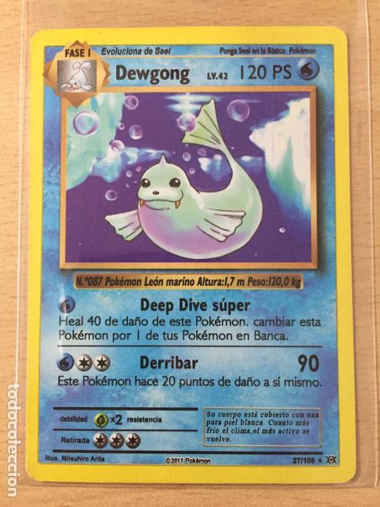 Trading cards: 2017 - DEWGONG - POKEMON - Foto 1