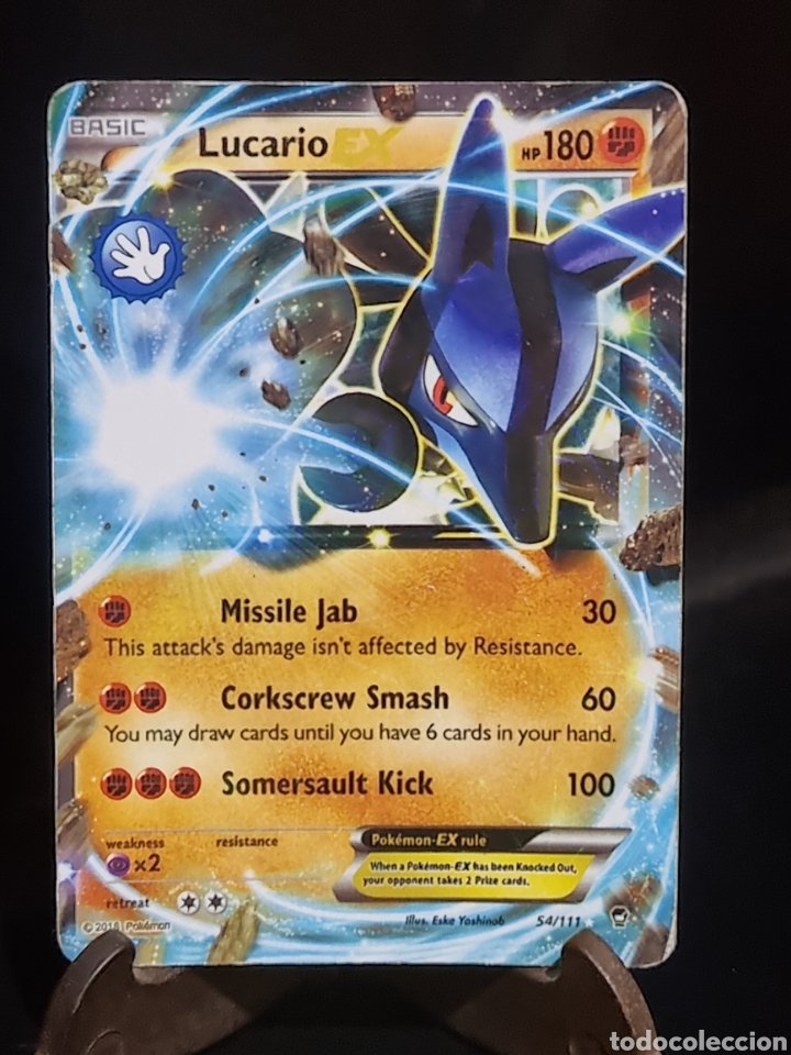 carta pokemon lucario ex - puños furiosos ( no - Comprar Cartas  Colecionáveis antigas no todocoleccion