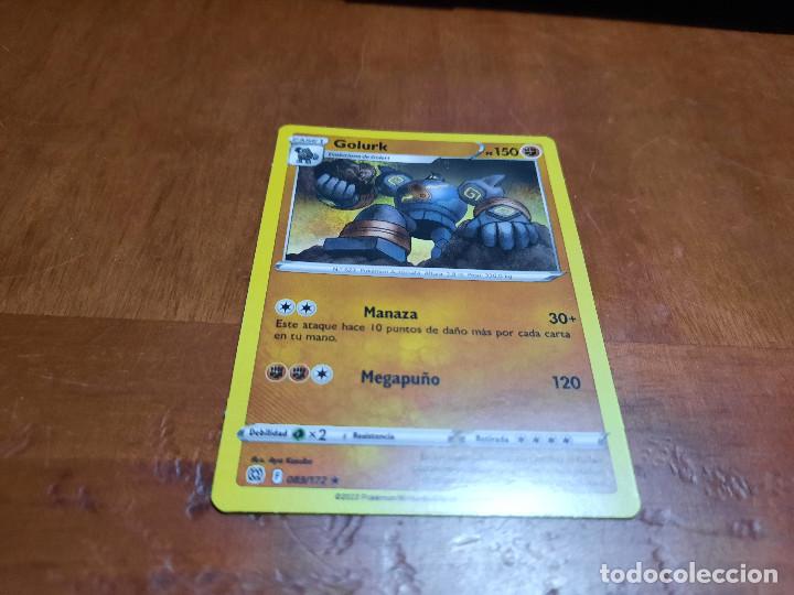 Cartas Colecion&aacute;veis: GOLURK 83. POKEMON ASTROS BRILLANTES. BUEN ESTADO. TRADING CARD. CROMO. CARTA