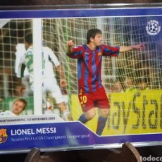 Trading Cards: 27. MESSI ROOCKIE 2005 TOPPS 30 TEMPORADAS UEFA CHAMPIONS LEAGE N°27. Lote 337516723