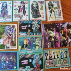 Trading Cards: MONSTER HIGH, LOTE DE 12 CARTAS TRADING CARDS-. Lote 338509163