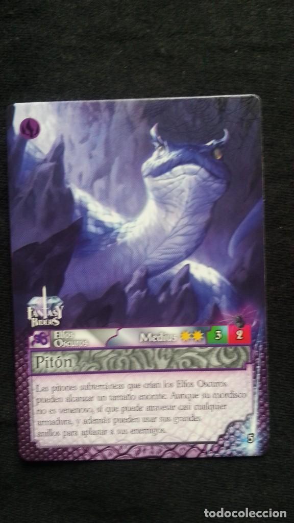 Trading cards: PITON - FANTASY RIDERS 5 - Foto 1