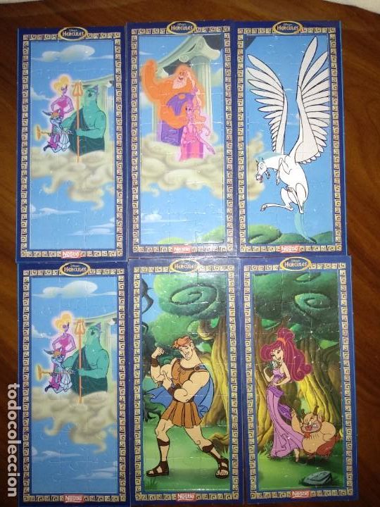Trading cards: H&eacute;rcules Nestl&eacute; Puzzles - Foto 1