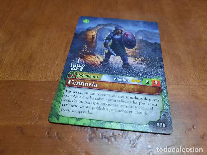 Trading Cards: CENTINELA 236 EL RESURGIR DE LOS DRAGONES. CARTA CROMO. PANINI. COMO NUEVA