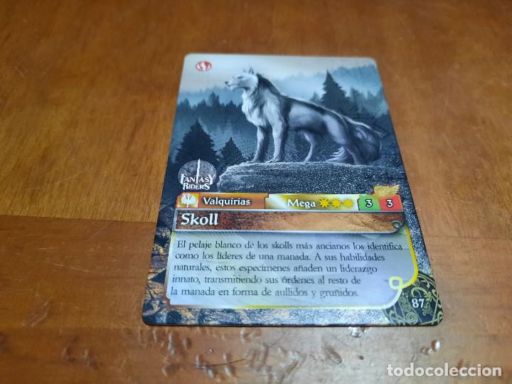 Sammelkarten: SKOLL 87 EL RESURGIR DE LOS DRAGONES. CARTA CROMO. PANINI. COMO NUEVA
