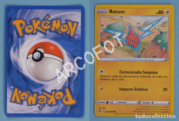 Trading cards: CARTA POKEMON - ROTOM - B&Aacute;SICO - PS 80 - Foto 1