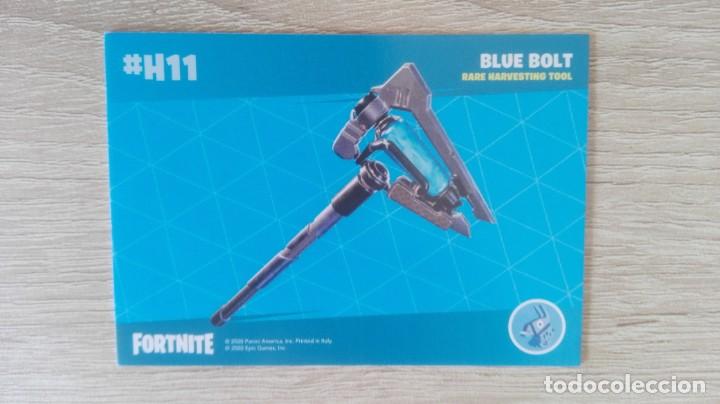 Figurine Collezionabili: CARTA,TRADING CARD N&ordm; H11 BLUE BOLT-BALLOON AXE-FORTNITE SERIES 2-EPIC GAMES-PANINI-A&Ntilde;O 2020.