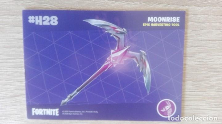 Cartas Colecion&aacute;veis: CARTA,TRADING CARD N&ordm; H28 MOONRISE-PARTY ANIMAL-FORTNITE SERIES 2-EPIC GAMES-PANINI-A&Ntilde;O 2020.