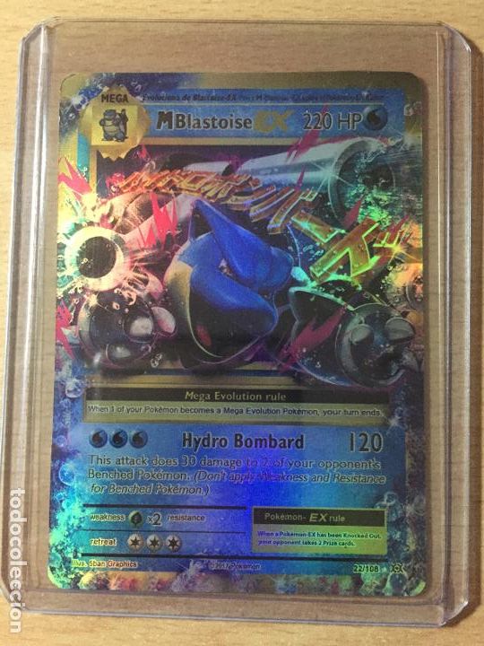 Trading cards: 2017 - BLASTOISE EX - POKEMON - Foto 1