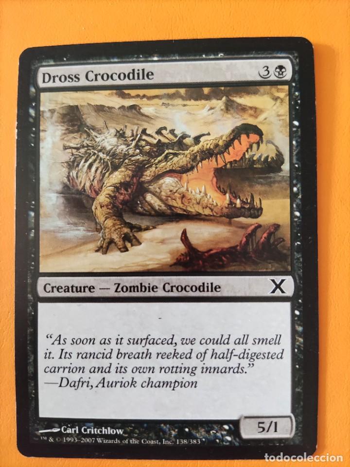 Trading cards: Cromo MAGIC THE GATHERING. Dross Crocodile - Foto 1