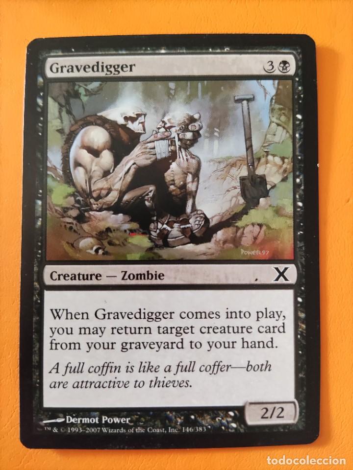 Trading cards: Cromo MAGIC THE GATHERING. Gravedigger - Foto 1