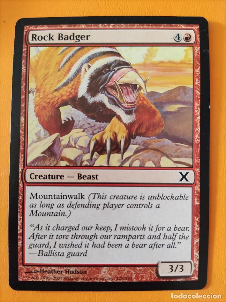 Trading cards: Cromo MAGIC THE GATHERING. Rock Badger - Foto 1