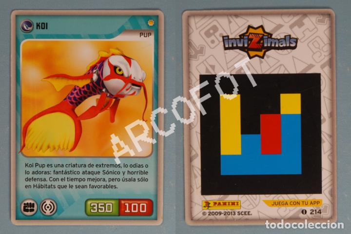 Trading cards: INVIZIMALS 2009-2013 - N&ordm; 214 - KOI - Foto 1