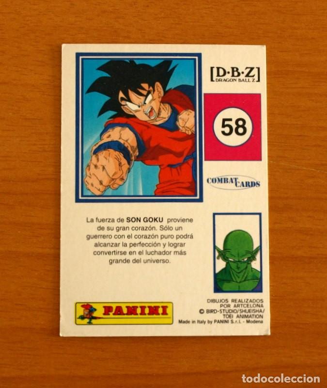 Trading Cards: Bola De Dragon - Dragon Ball - N&ordm; 58 Son Goku - Panini 1992 - Trading Cards Combat Cards