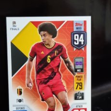 Trading Cards: CD 94 - MATCH ATTAX 101 - THE ROAD TO FINALS - AXEL WITSEL - BÉLGICA. Lote 349289599