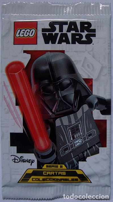 Trading Cards: SOBRE CROMOS TRADING CARDS ALBUM STARS WARS LEGO SERIE 2 SIN ABRIR