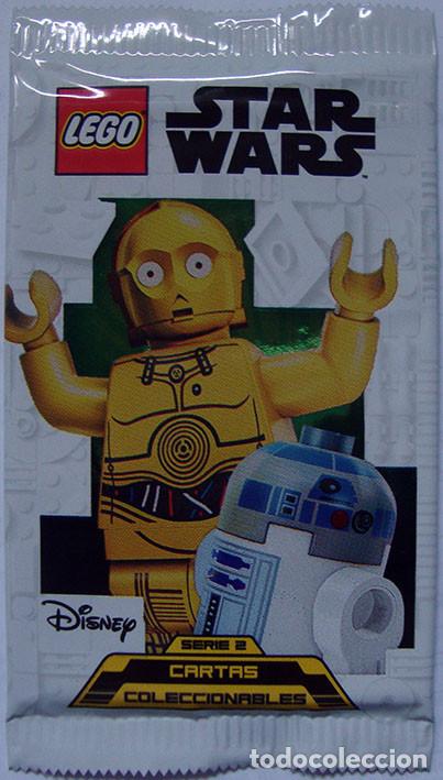 Trading Cards: SOBRE CROMOS TRADING CARDS ALBUM STARS WARS LEGO SERIE 2 SIN ABRIR