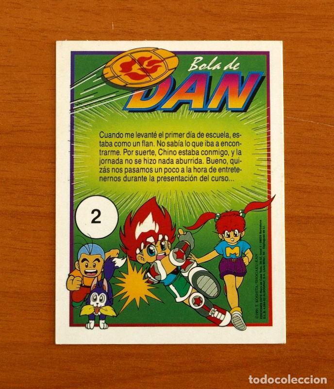 Trading cards: Bola de Dan - N&ordm; 2 Dan - Ediciones Este 1991 - Trading Cards - Foto 2