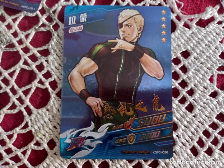 Cartas Colecion&aacute;veis: &acute;THE KING OF FIGHTERS HOLO CHROMIUM CARD KOF01-036