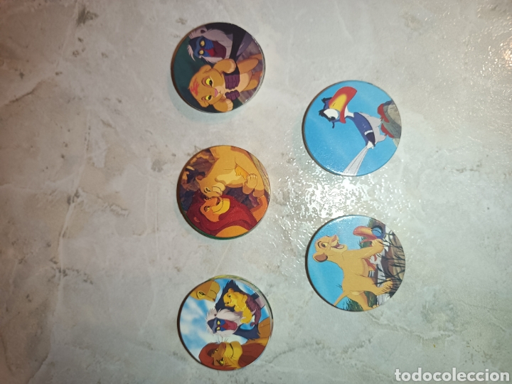 Trading cards: Lote de tazos del Rey Le&oacute;n - Foto 1
