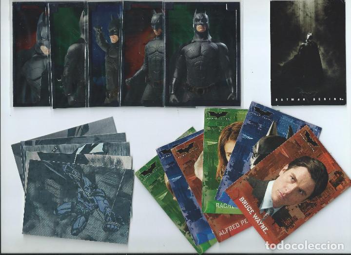 batman begins : coleccion completa : set base 9 - Buy Antique trading cards  on todocoleccion